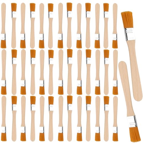 40 Stück Flachpinsel Set, Pinsel Klein Flachpinsel, Lackpinsel Farbe Streichen Pinsel Pinsel Set Borstenpinsel Set Malerpinsel Set mit Holzgriff für Pinsel Farben Kunst Malerbedarf Kleine Pinsel 40 Stück Flachpinsel Set, Pinsel Klein Flachpinsel, Lackpinsel Farbe Streichen Pinsel Pinsel Set Borstenpinsel Set Malerpinsel Set mit Holzgriff für Pinsel Farben Kunst Malerbedarf Kleine Pinsel von Dycjotyl