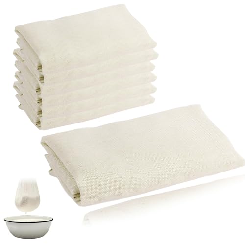 7 Stück Käsetuch, Waschbares Passiertuch Wiederverwendbar Cheesecloth Netzspültuch Mulltücher ca.50x50 cm Baumwolltuch Beeren Obstsaft und Gemüsesaft Filtertuch Leinentuch Seihtuch 7 Stück Käsetuch, Waschbares Passiertuch Wiederverwendbar Cheesecloth Netzspültuch Mulltücher ca.50x50 cm Baumwolltuch Beeren Obstsaft und Gemüsesaft Filtertuch Leinentuch Seihtuch von Dycjotyl