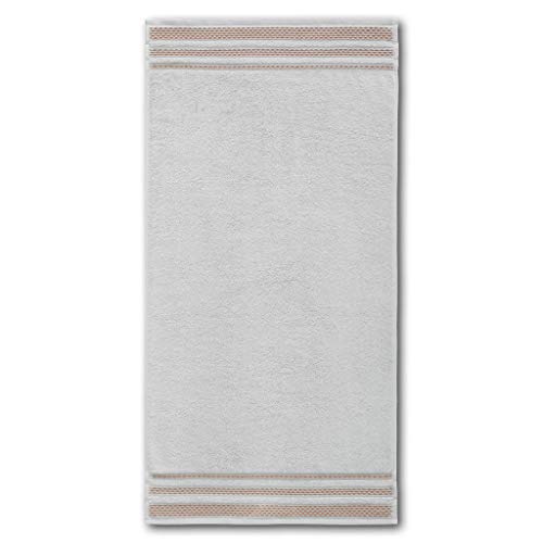 Dyckhoff Frottierserie 'Pure Elegance' Delta Handtuch 50 x 100 cm Silber - Grau Dyckhoff Frottierserie 'Pure Elegance' Delta Handtuch 50 x 100 cm Silber - Grau von Dyckhoff GmbH