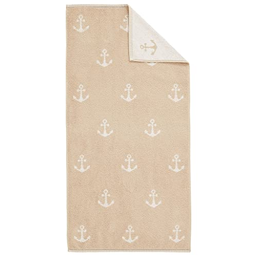Dyckhoff Handtuch Maritim 'Nautic' 50 x 100 cm Greige von Dyckhoff GmbH