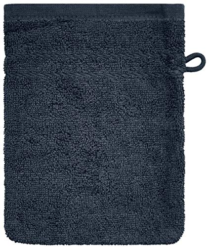Dyckhoff Waschhandschuh Kristall Anthrazit - Grau 16 x 21 cm von Dyckhoff GmbH