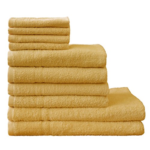 Dyckhoff Handtuch-Set, Baumwolle, goldgelb, 26 x 36 cm Dyckhoff Handtuch-Set, Baumwolle, goldgelb, 26 x 36 cm von Dyckhoff