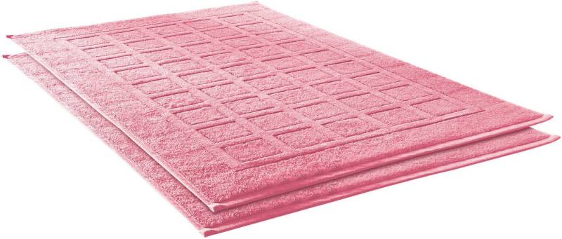 Dyckhoff Badematte Planet, Höhe 3 mm, beidseitig nutzbar, fußbodenheizungsgeeignet, Baumwolle, rechteckig, 2-tlg. Badematte, Baumwolle, 2er Set Hotelmatte Dyckhoff Badematte Planet, Höhe 3 mm, beidseitig nutzbar, fußbodenheizungsgeeignet, Baumwolle, rechteckig, 2-tlg. Badematte, Baumwolle, 2er Set Hotelmatte von Dyckhoff