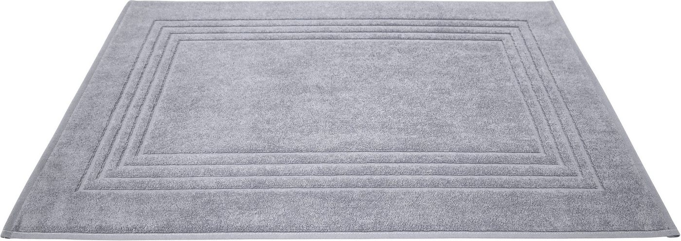 Dyckhoff Badematte Siena, Höhe 3 mm, beidseitig nutzbar, Baumwolle, rechteckig, 2er-Set, 2er Set von Dyckhoff