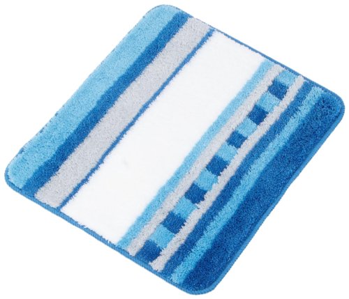 Dyckhoff 668726400 Badteppich KÄSTCHEN / 55 x 65 cm blau von Dyckhoff