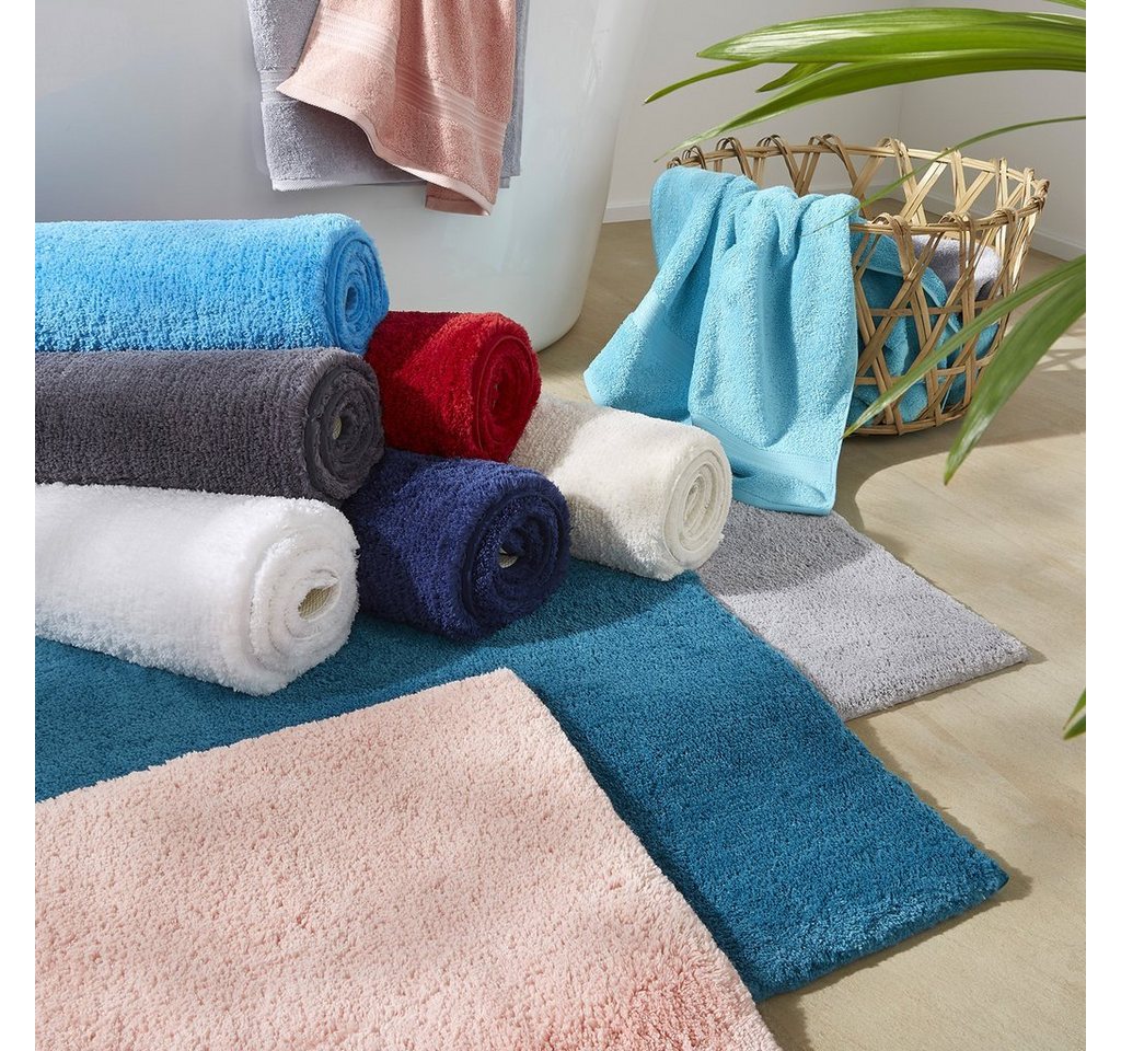 Dyckhoff Badematte Badteppich 'Siena' besonders weich und flauschig, Polyester, Rechteckig 70 x 120 cm, Mit rutschhemder Latexbeschichtung Dyckhoff Badematte Badteppich 'Siena' besonders weich und flauschig, Polyester, Rechteckig 70 x 120 cm, Mit rutschhemder Latexbeschichtung von Dyckhoff