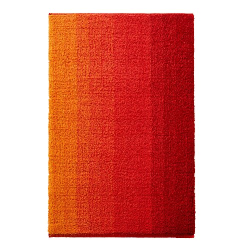 Dyckhoff Badteppich Colori, Rot, 70 x 120 cm, 100% Bio Baumwolle, GOTS von Dyckhoff