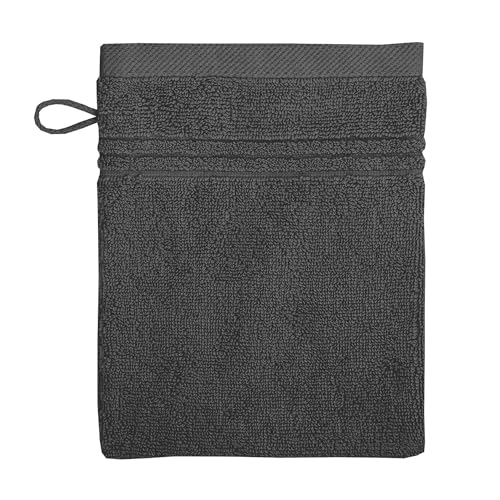 Dyckhoff Frottierserie 'Nature' Waschhandschuh 16 x 21 cm Anthrazit von Dyckhoff