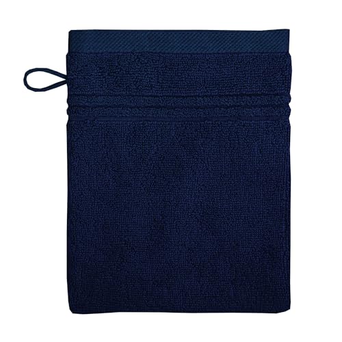 Dyckhoff Frottierserie 'Nature' Waschhandschuh 16 x 21 cm Marine von Dyckhoff