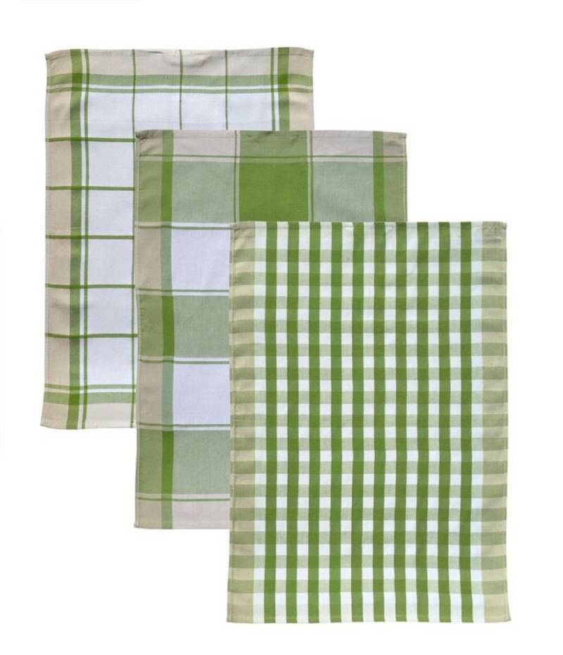 Dyckhoff Geschirrtuch 3er Set 'Karo' 50 x 70 cm von Dyckhoff