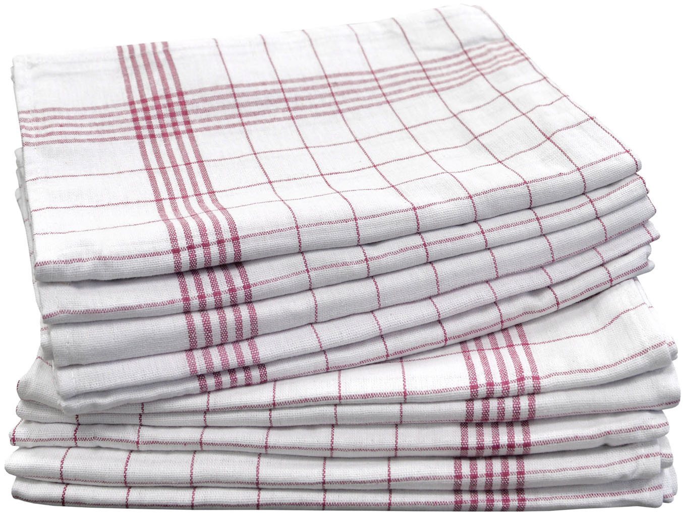 Dyckhoff Geschirrtuch Karo, (Packung, 10-tlg., 10 Geschirrtücher 50 x 70 cm) von Dyckhoff