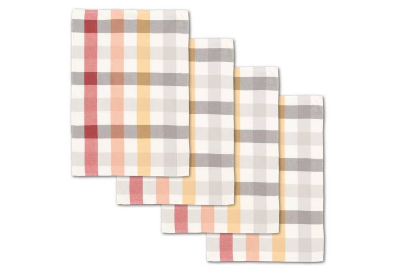 Dyckhoff Geschirrtuch MULTIDRY, (Set, 4-tlg), in hochwertiger Doubleface Qualität von Dyckhoff