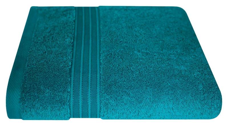 Dyckhoff Handtuch SIENA, 50 x 100 cm, Smaragdblau, Baumwolle, (1-St), waschbar und trocknergeeignet von Dyckhoff
