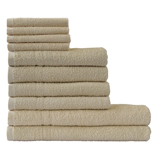 Dyckhoff Handtuch-Set, Baumwolle, beige, 26 x 36 cm von Dyckhoff