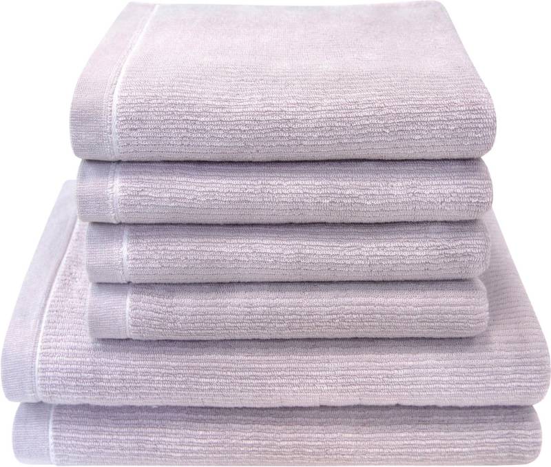 Dyckhoff Handtuch Set Landscape, Walkfrottier (Set, 6-St), 4 Handtücher (50x100cm), 2 Duschtücher (70x140cm) von Dyckhoff