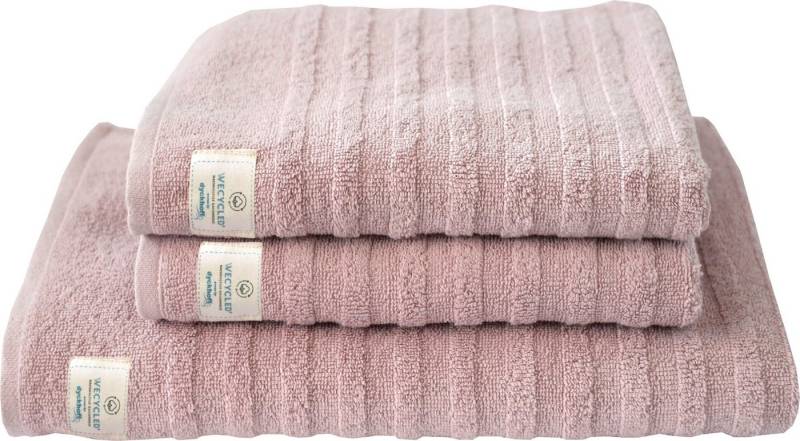 Dyckhoff Handtuch Set Wecycled, Walkfrottier (3-St), 2 Handtücher (50x100cm), 1 Duschtuch (70x140cm) von Dyckhoff