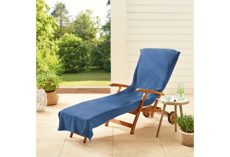 Dyckhoff Handtuch Stuhlauflage / Liegeauflage, Frottier (1-St), Schonbezug mit Einschubtasche von Dyckhoff