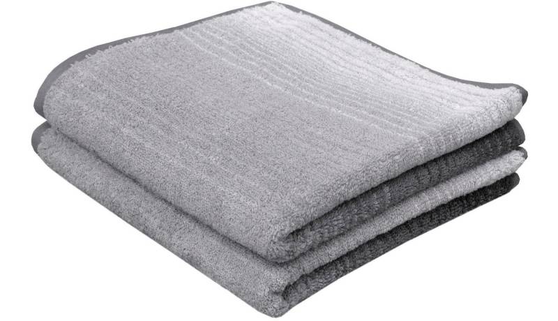 Dyckhoff Handtücher Colori, Walkfrottee (2-St), 2x Handtücher, aus 100% Bio Baumwolle, 450 g/m² von Dyckhoff