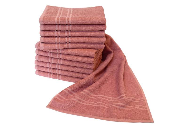 Dyckhoff Handtücher Saphir Friseurhandtücher, Frottier (Packung, 12-St), Farbecht und besonders strapazierfähig, 34x90 cm von Dyckhoff