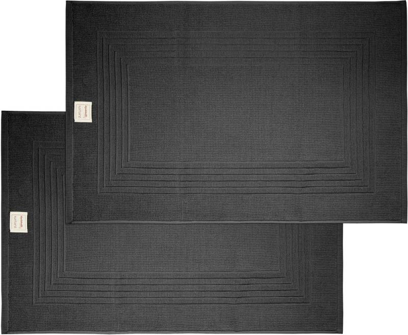 Dyckhoff Hotelmatte Nature, Höhe 3 mm, beidseitig nutzbar, Baumwolle, rechteckig, 2 teilig von Dyckhoff
