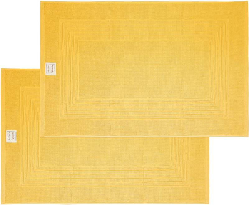 Dyckhoff Hotelmatte Nature, Höhe 3 mm, beidseitig nutzbar, Baumwolle, rechteckig, 2 teilig von Dyckhoff