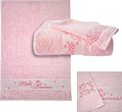 Dyckhoff Kinder-Handtuch "Little Princess" Frottier rosa Größe 50x70 cm von Dyckhoff