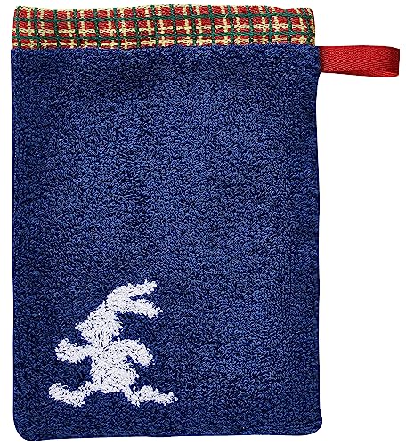 Dyckhoff Kinderfrottierserie 'Hase Felix' Waschhandschuh 16 x 21 cm Blau von Dyckhoff