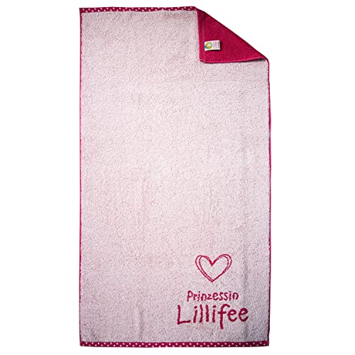 Dyckhoff Kinderfrottierserie 'Lillifee' Duschtuch 60 x 130 cm Pink von Dyckhoff