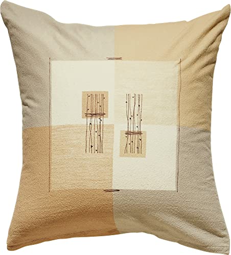 Dyckhoff Kissenbezug Weichfrottier braun Größe 80x80 cm von Dyckhoff