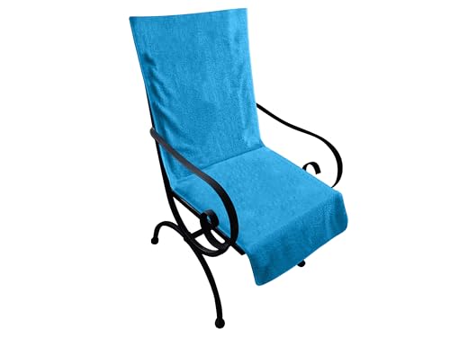 Dyckhoff Schonbezug für Gartenmöbel - mit Kapuze für besten Halt 270.289, Gartenstuhl (60 x 130 cm), blau von Dyckhoff
