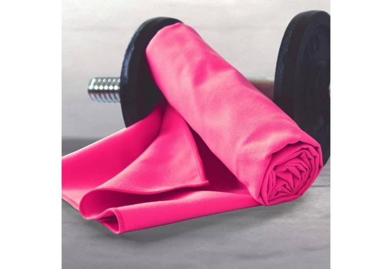 Dyckhoff Sporthandtuch Sporttuch Mikrofaser, Microfaser (2-St), im Set, mit Meshtasche, ideal für Sport, Reisen und Camping von Dyckhoff
