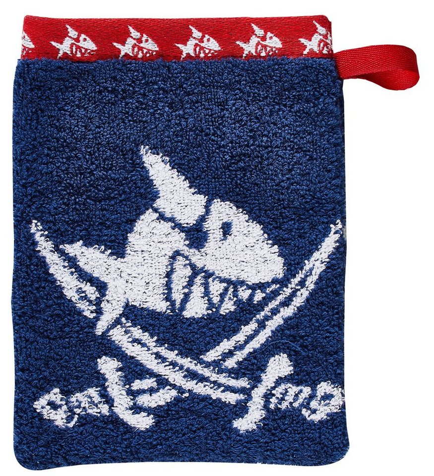 Dyckhoff Waschhandschuh Kinderfrottierserie 'Capt'n Sharky' Waschhandschuh 16 x 21 cm Blau Dyckhoff Waschhandschuh Kinderfrottierserie 'Capt'n Sharky' Waschhandschuh 16 x 21 cm Blau von Dyckhoff