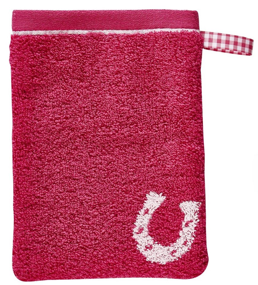 Dyckhoff Waschhandschuh Kinderfrottierserie 'Pferdefreunde' Waschhandschuh 16 x 21 cm Pink Dyckhoff Waschhandschuh Kinderfrottierserie 'Pferdefreunde' Waschhandschuh 16 x 21 cm Pink von Dyckhoff