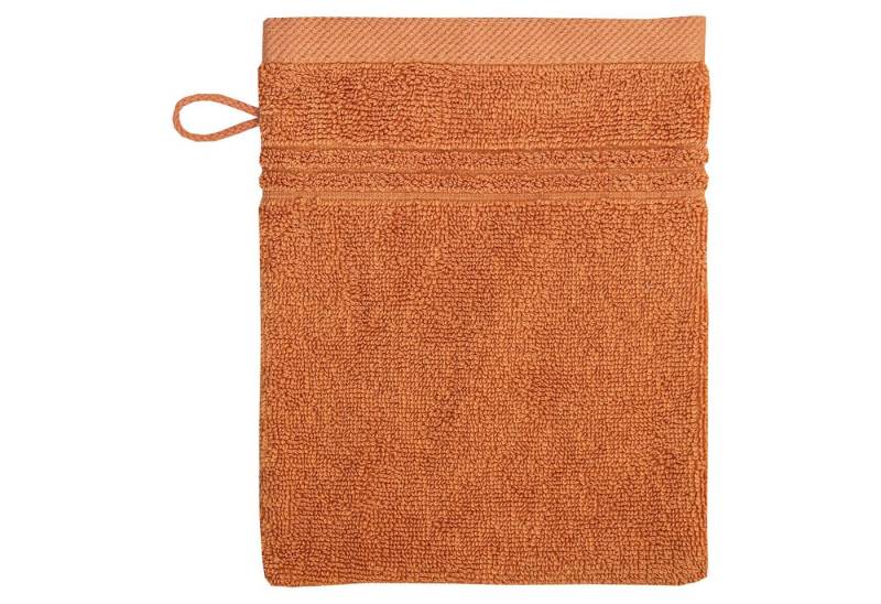 Dyckhoff Waschhandschuh NATURE, 16 x 21 cm, Terracotta, Baumwolle, (1-St), waschbar und trocknergeeignet von Dyckhoff