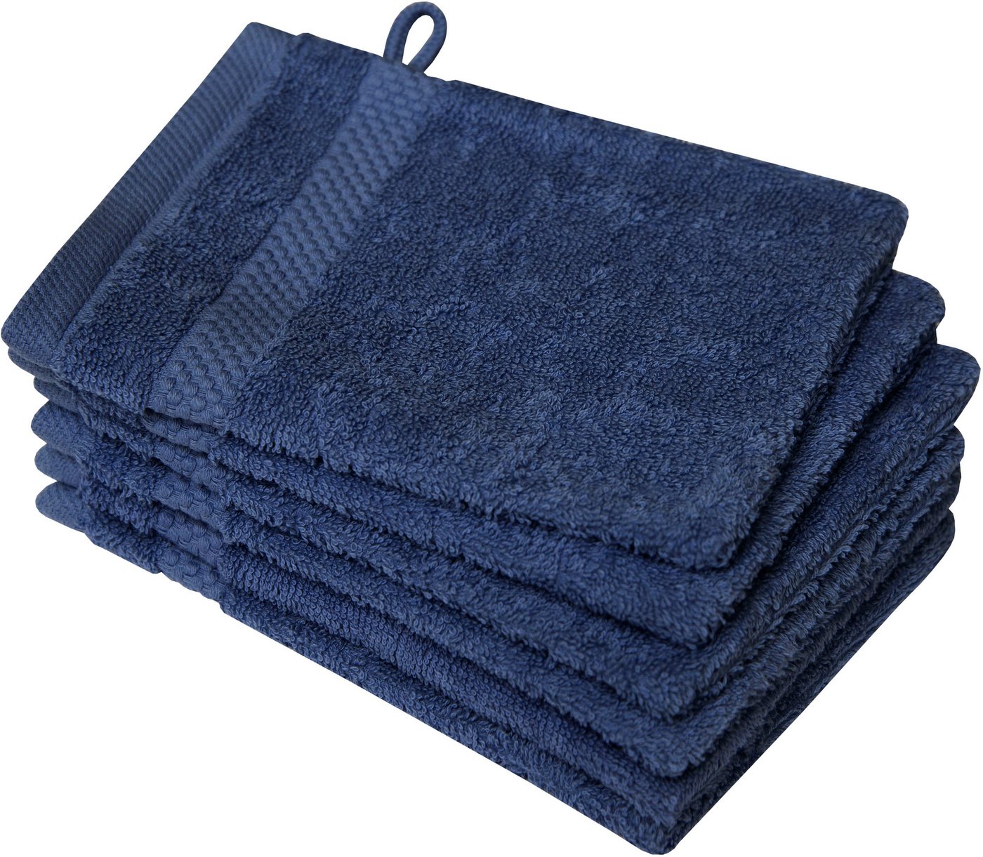 Dyckhoff Waschhandschuh Planet, (Set, 6-St), 450 g/m², aus reiner Baumwolle, trocknergeeignet von Dyckhoff
