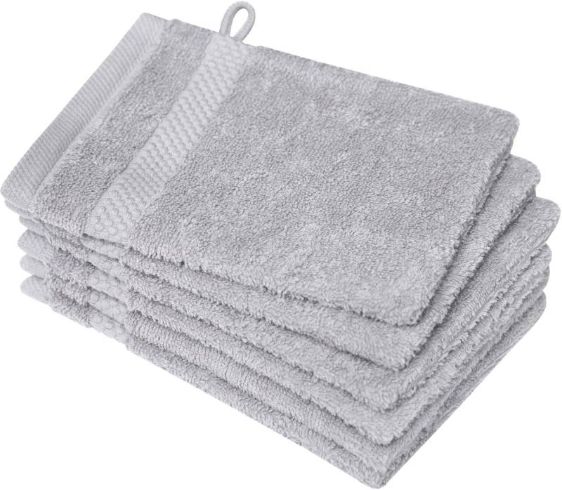 Dyckhoff Waschhandschuh Planet, (Set, 6-St), 450 g/m², aus reiner Baumwolle, trocknergeeignet von Dyckhoff