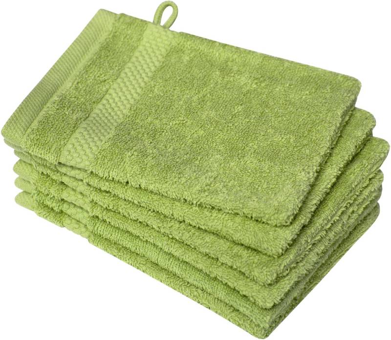 Dyckhoff Waschhandschuh Planet, (Set, 6-St), 450 g/m², aus reiner Baumwolle, trocknergeeignet von Dyckhoff