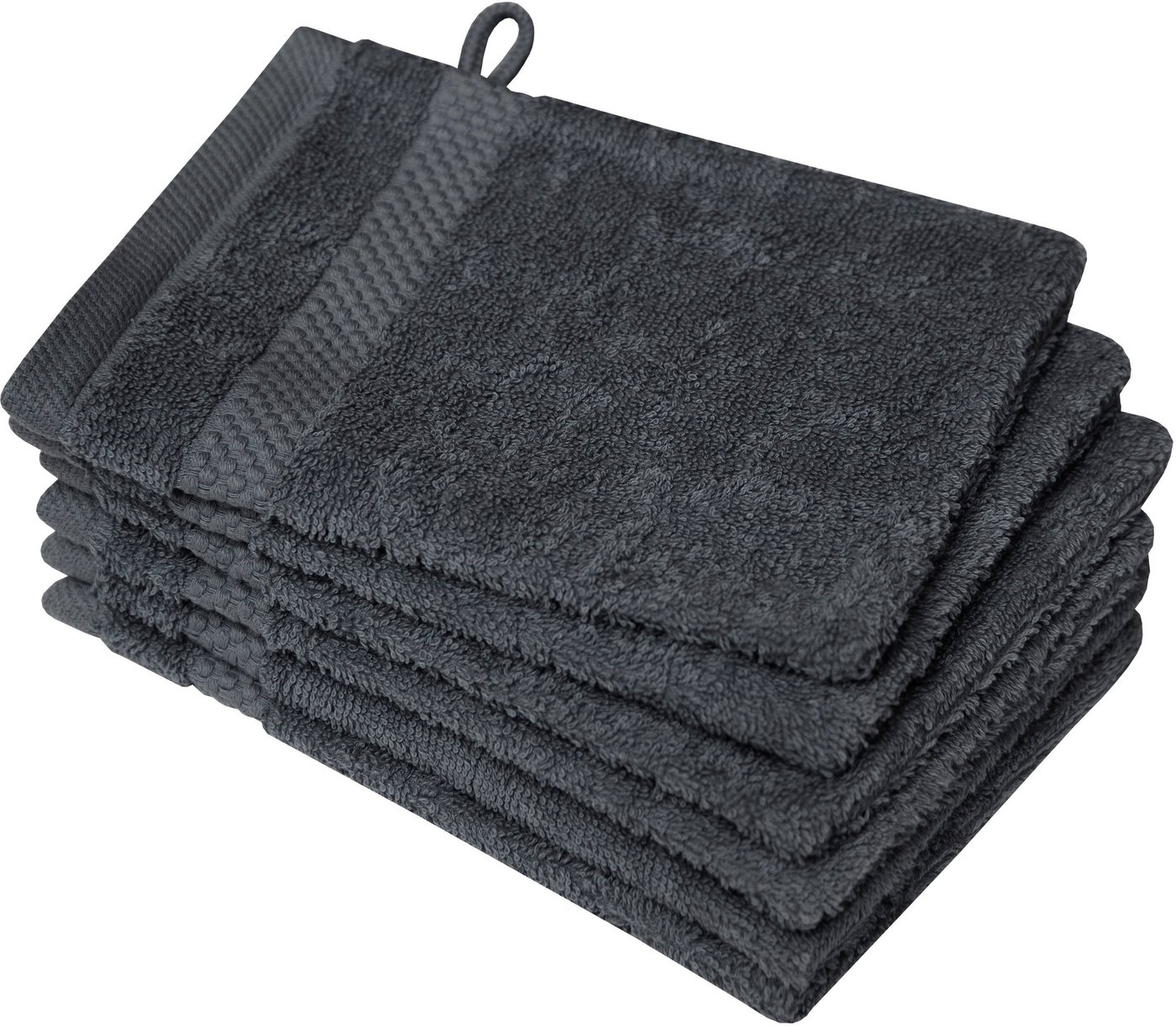 Dyckhoff Waschhandschuh Planet, (Set, 6-St), 450 g/m², aus reiner Baumwolle, trocknergeeignet von Dyckhoff
