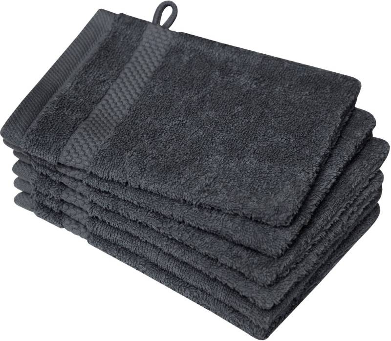 Dyckhoff Waschhandschuh Planet, (Set, 6-St), 450 g/m², aus reiner Baumwolle, trocknergeeignet von Dyckhoff