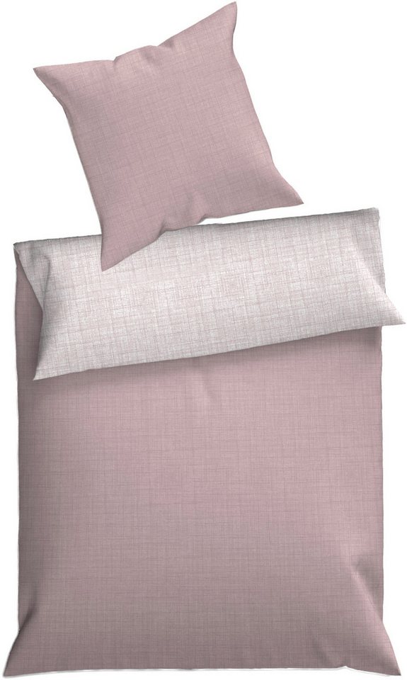 Dyckhoff Wendebettwäsche Uni, Renforcé, 2 teilig, Baumwolle, Renforcé, 100x135, Baby, Unifarben Meerblau, Reißverschluss von Dyckhoff