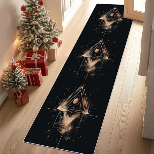 Dyjuaa Geometrie Dreieck Waschbar Läufer Teppich Flur Mystery Universum Nebel Planet Küchen Teppichläufer 60x120 cm Kurzflor rutschfest Carpet für Fußmatte Schlafzimmer Bettvorleger Waschküche Dyjuaa Geometrie Dreieck Waschbar Läufer Teppich Flur Mystery Universum Nebel Planet Küchen Teppichläufer 60x120 cm Kurzflor rutschfest Carpet für Fußmatte Schlafzimmer Bettvorleger Waschküche von Dyjuaa