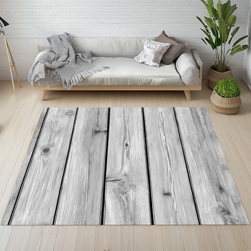 Dyjuaa Holz Optik Waschbarer Teppich 200x280 cm, Vintage Holzmaserung Carpet Wohnzimmer Anti Rutsch Große Teppiche Schlafzimmer Weich Kurzflor Teppiche Matte Kinderteppich Dyjuaa Holz Optik Waschbarer Teppich 200x280 cm, Vintage Holzmaserung Carpet Wohnzimmer Anti Rutsch Große Teppiche Schlafzimmer Weich Kurzflor Teppiche Matte Kinderteppich von Dyjuaa
