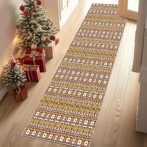 Dyjuaa Retro Ethnischer Tribal Waschbar Läufer Teppich Flur Vintage Boho Indisch Geometrisch Küchen Teppichläufer 60x120 cm Kurzflor Rutschfest Carpet für Fußmatte Schlafzimmer Bettvorleger Waschküche Dyjuaa Retro Ethnischer Tribal Waschbar Läufer Teppich Flur Vintage Boho Indisch Geometrisch Küchen Teppichläufer 60x120 cm Kurzflor Rutschfest Carpet für Fußmatte Schlafzimmer Bettvorleger Waschküche von Dyjuaa