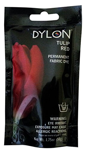 Dylon 87048 Permanent Fabric Dye, 1.75-Ounce, Tulip Red von Dritz