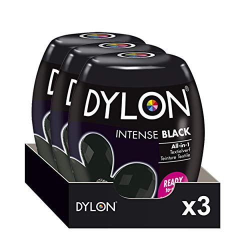 Dylon - Dylon Den Maschinellen Einsatz 07 Intensives Schwarz Textilgewebe Farbstoff Pod - 1 Stück von Dylon