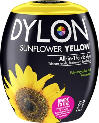 Dylon Dye Pods Textilfärbemittel für die Waschmaschine, 350 g, Sonnenblumengelb von Dylon