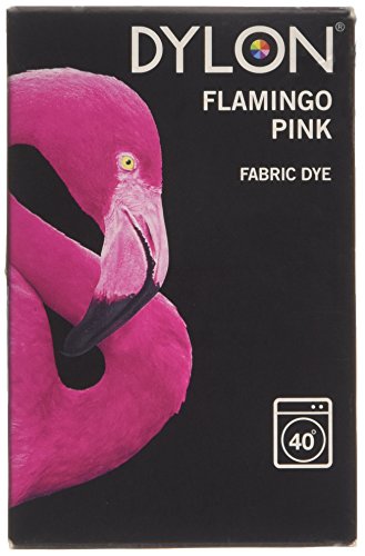 Dylon Tuch zum Färben von Textilien, zu verwenden in der Waschmaschine, verfügbar in 20 Flamingo Pink von Dylon