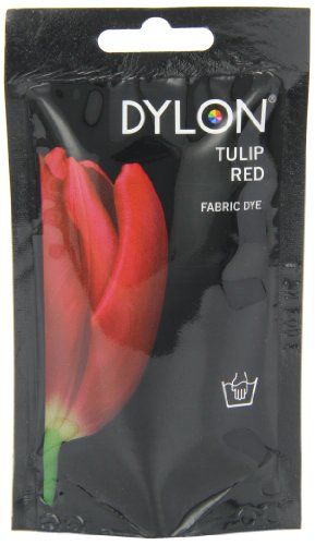 Dylon Tulip Red Handfarbe, 50 g, 4 Stück von Dylon