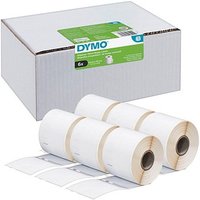 DYMO Endlosetikettenrollen für Etikettendrucker S0722430 weiß, 54,0 x 101,0 mm, 6 x 220 Etiketten von Dymo