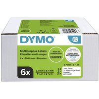 DYMO Etiketten Rolle Kombi-Pack 2093094 2093094 57 x 32mm Papier Weiß 6000 St. Permanent haftend Un DYMO Etiketten Rolle Kombi-Pack 2093094 2093094 57 x 32mm Papier Weiß 6000 St. Permanent haftend Un von Dymo